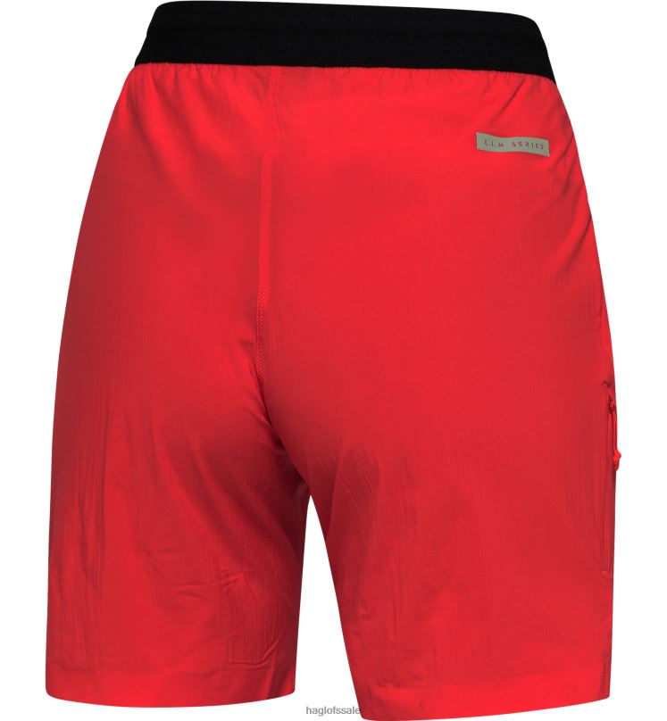 Poppy Red Women Haglofs L.I.M Strive Lite Shorts Bottoms ZXT0L783