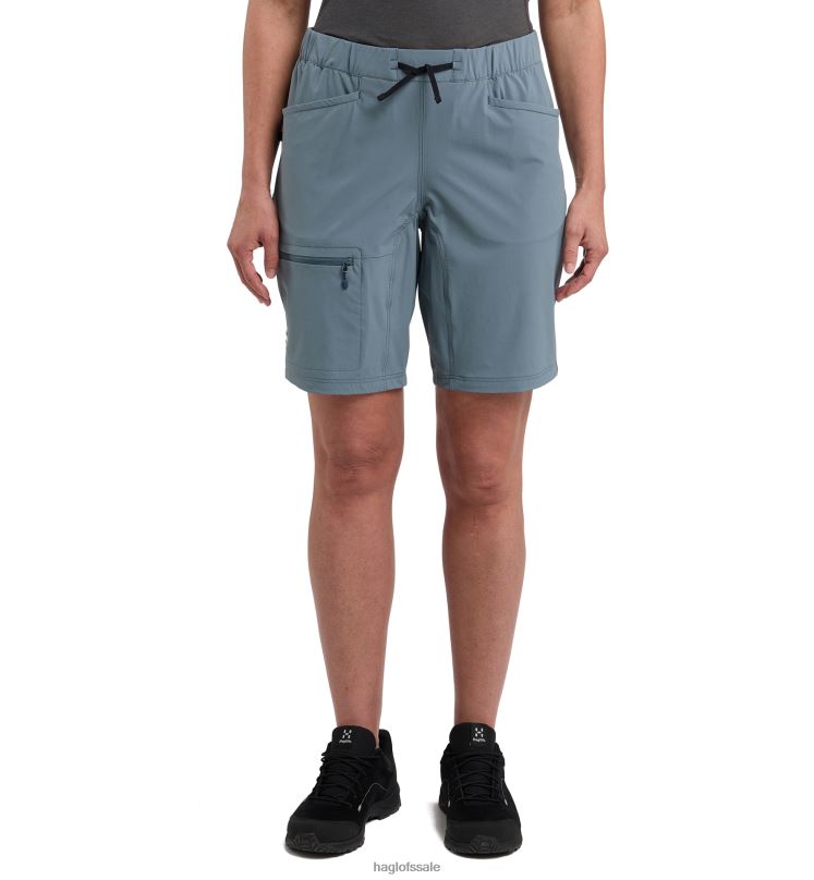 Steel Blue Women Haglofs ROC Lite Standard Shorts Bottoms ZXT0L784