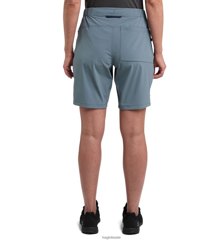 Steel Blue Women Haglofs ROC Lite Standard Shorts Bottoms ZXT0L784
