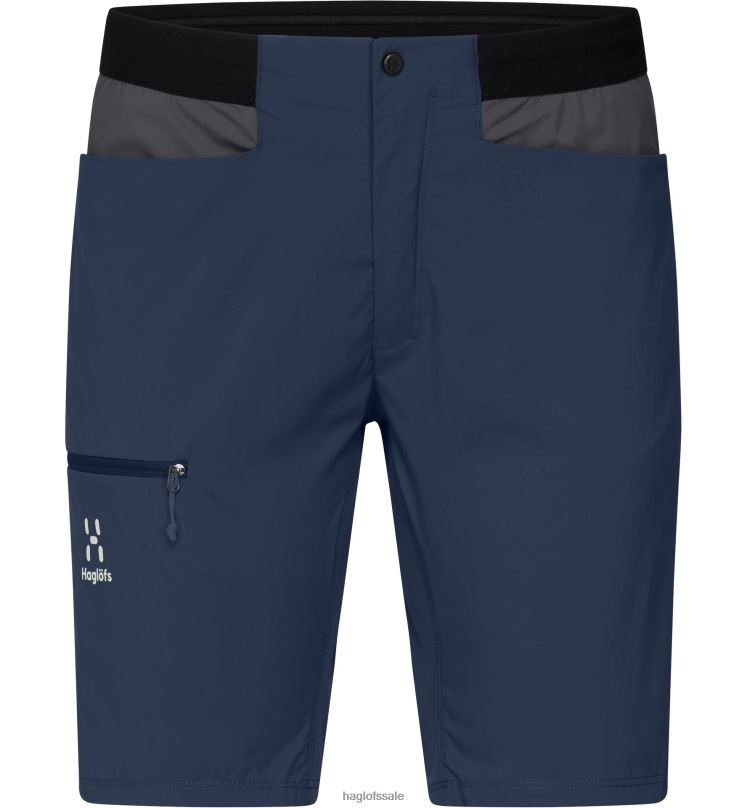 Tarn Blue/Magnetite Women Haglofs L.I.M Rugged Shorts Bottoms ZXT0L789