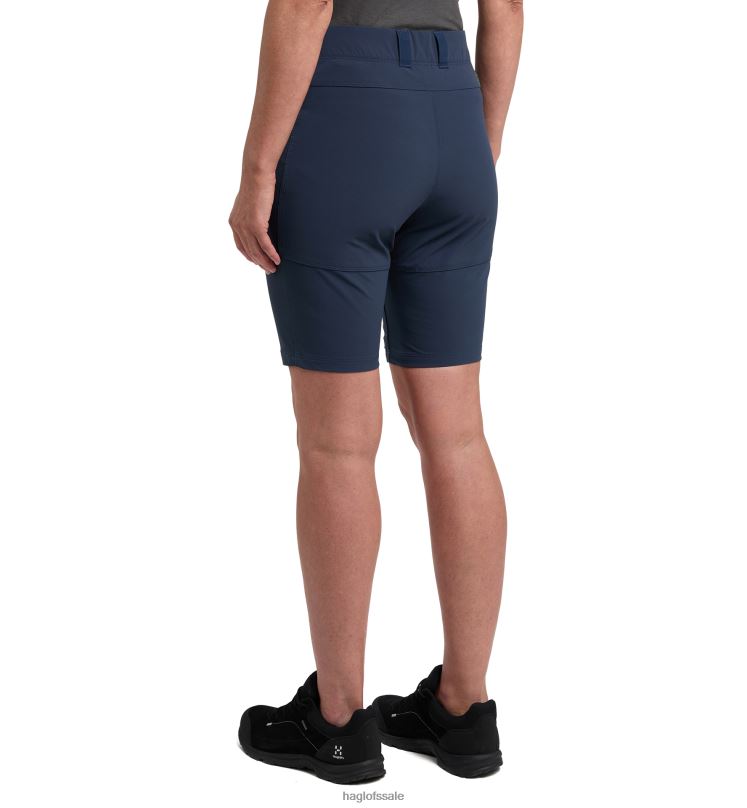 Tarn Blue Women Haglofs Mid Slim Shorts Bottoms ZXT0L775