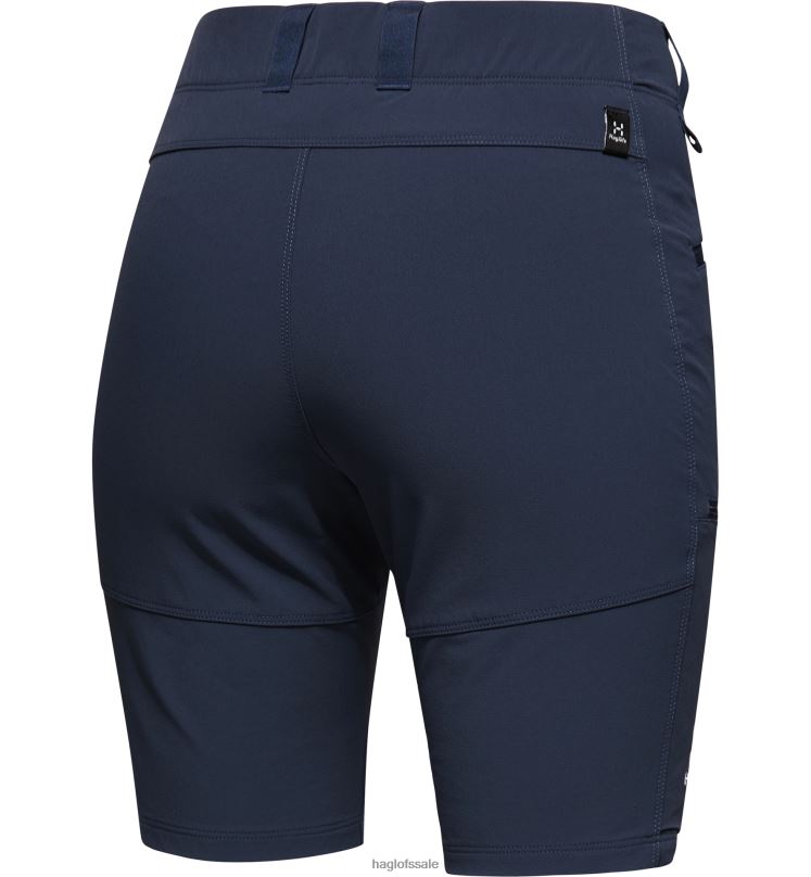 Tarn Blue Women Haglofs Mid Slim Shorts Bottoms ZXT0L775