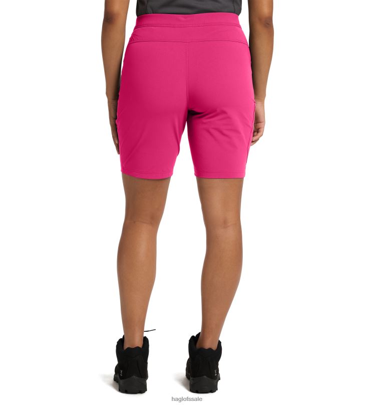 Ultra Pink Women Haglofs Lizard Softshell Shorts Bottoms ZXT0L795