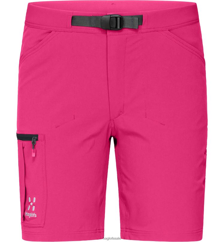 Ultra Pink Women Haglofs Lizard Softshell Shorts Bottoms ZXT0L795
