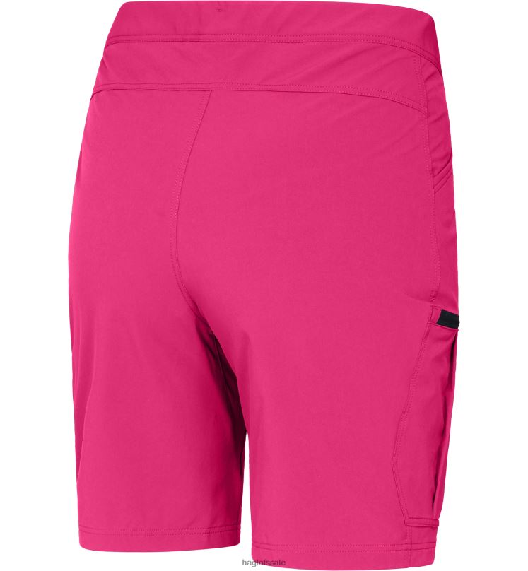 Ultra Pink Women Haglofs Lizard Softshell Shorts Bottoms ZXT0L795
