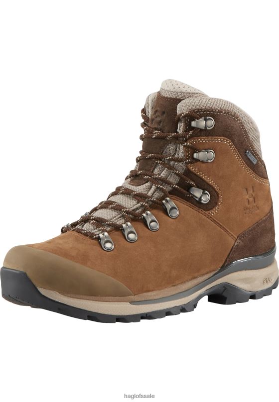 Soil/Taupe Women Haglofs Oxo GTX High Shoes ZXT0L807