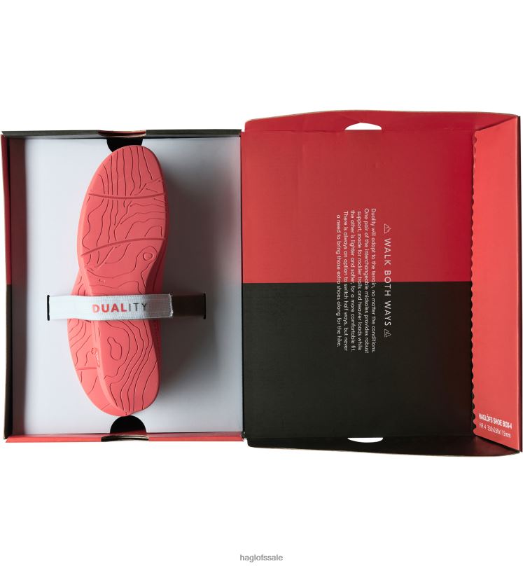 Lichen/Hibiscus Red Women Haglofs Duality AT1 GTX Mid Shoes ZXT0L824