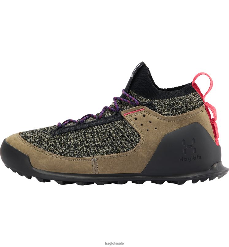 Lichen/Hibiscus Red Women Haglofs Duality AT3 Low Shoes ZXT0L819