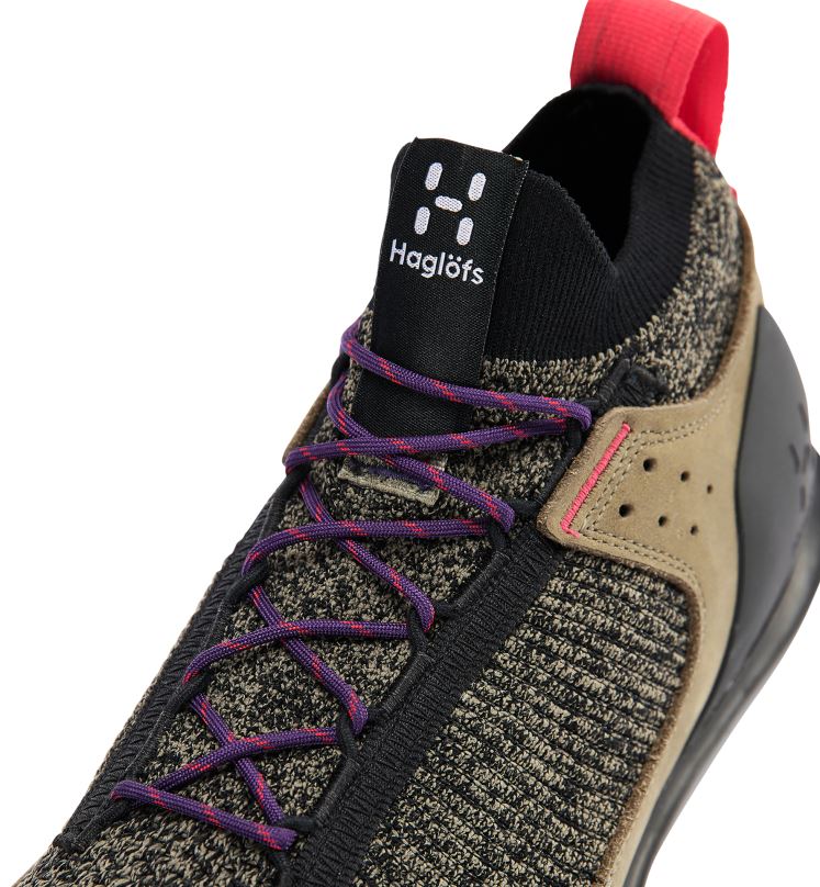 Lichen/Hibiscus Red Women Haglofs Duality AT3 Low Shoes ZXT0L819