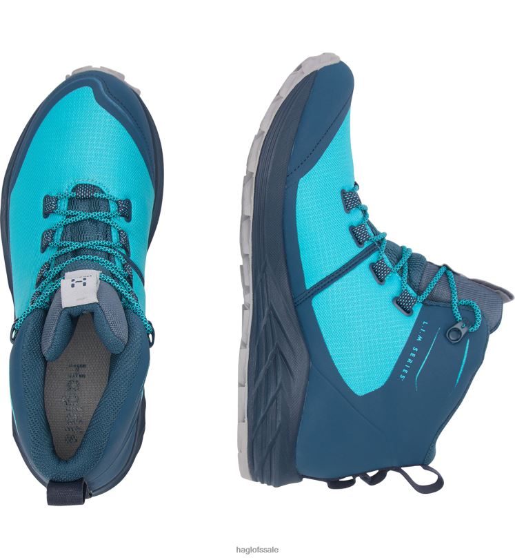 Maui Blue Women Haglofs L.I.M FH GTX Mid Shoes ZXT0L815