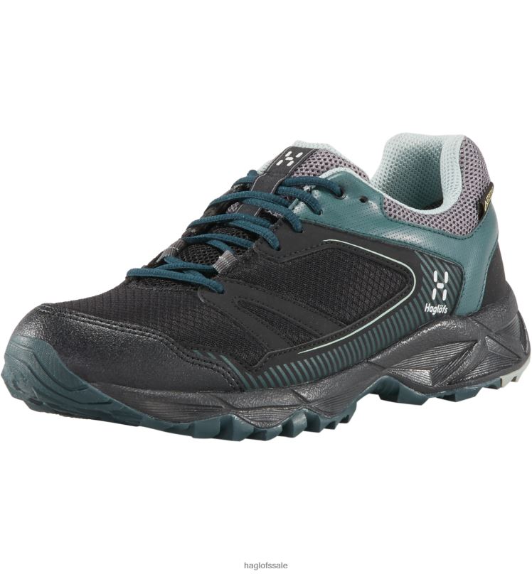 Mineral/True Black Women Haglofs Trail Fuse GTX Low Shoes ZXT0L812