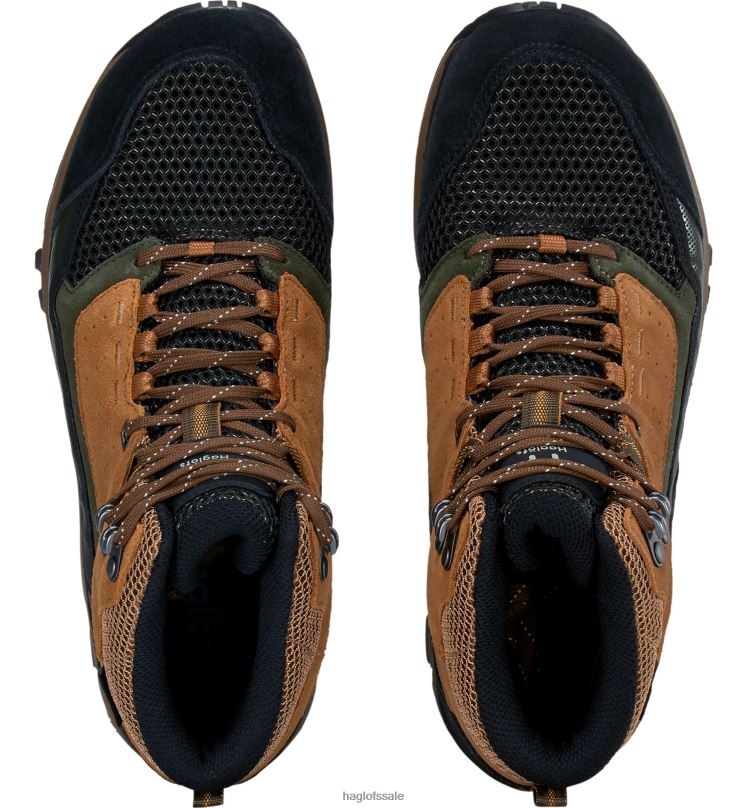 Oak/Deep Woods Women Haglofs Skuta Proof Mid Shoes ZXT0L809