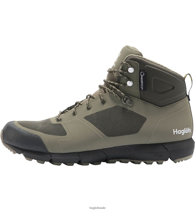 Sage Green/Deep Woods Women Haglofs L.I.M Proof Mid Shoes ZXT0L814