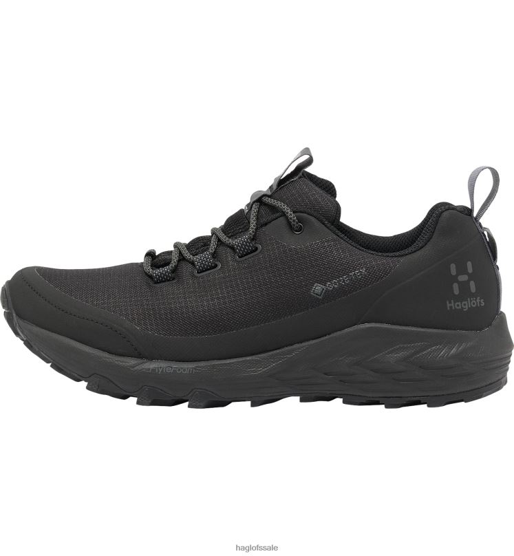 True Black/Magnetite Women Haglofs L.I.M FH GTX Low Shoes ZXT0L818
