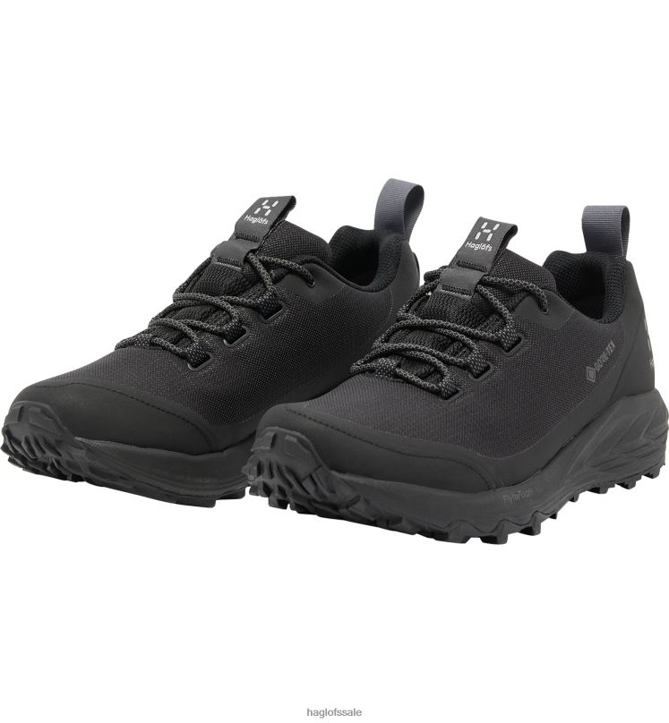 True Black/Magnetite Women Haglofs L.I.M FH GTX Low Shoes ZXT0L818