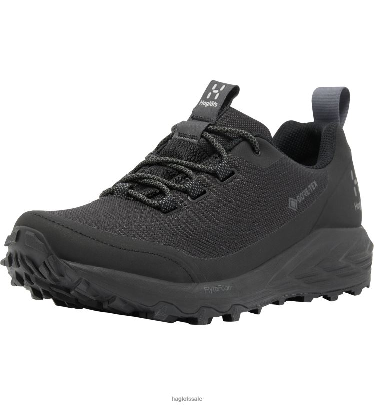 True Black/Magnetite Women Haglofs L.I.M FH GTX Low Shoes ZXT0L818