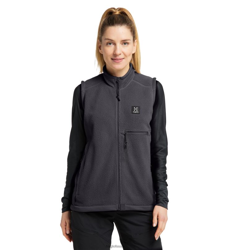 Magnetite Women Haglofs Malung Pile Vest Tops ZXT0L743