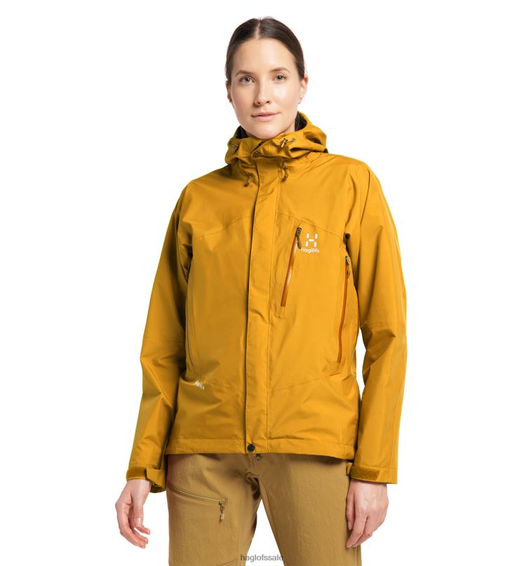 Autumn Leaves Women Haglofs Astral GTX Jacket Tops ZXT0L703