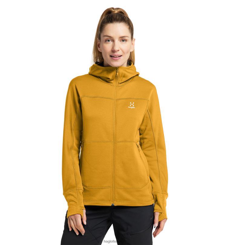 Autumn Leaves Women Haglofs Betula Hood Tops ZXT0L687