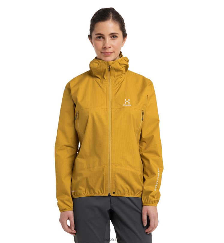 Autumn Leaves Women Haglofs L.I.M Proof Jacket Tops ZXT0L582