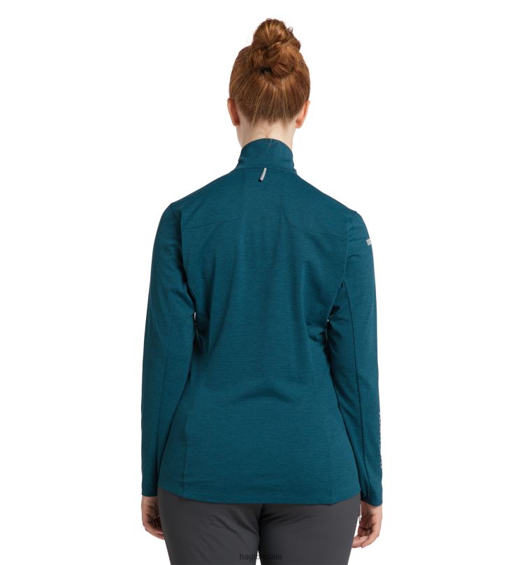 Dark Ocean Women Haglofs L.I.M Strive Mid Jacket Tops ZXT0L701