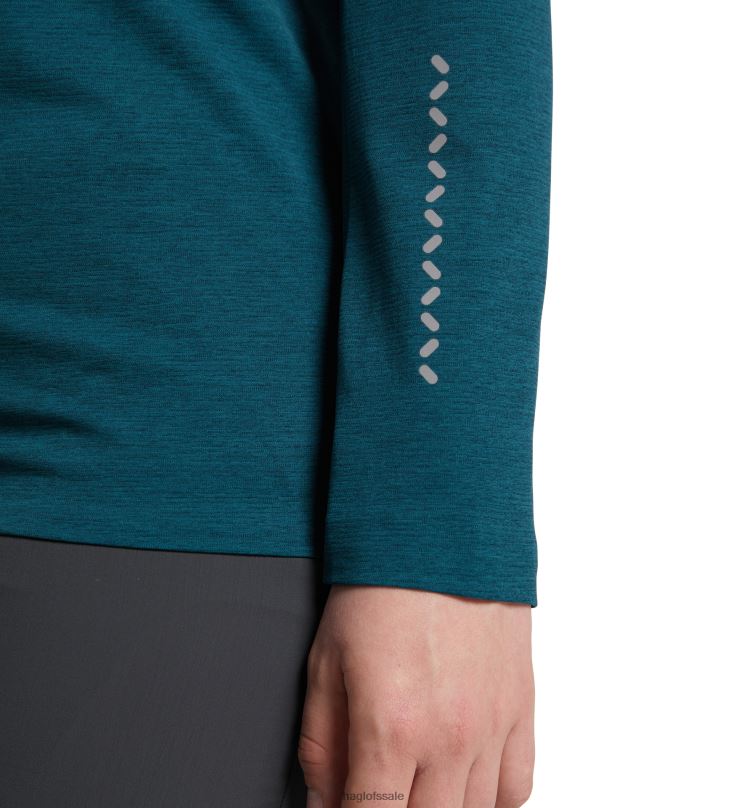 Dark Ocean Women Haglofs L.I.M Strive Mid Jacket Tops ZXT0L701