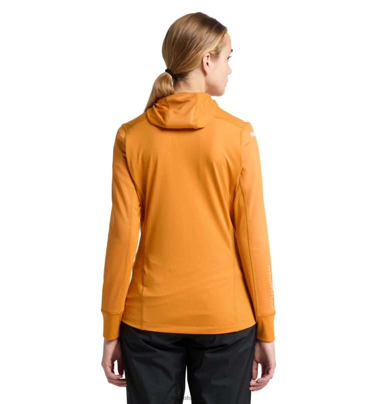 Desert Yellow Women Haglofs L.I.M Mid Multi Hood Tops ZXT0L599