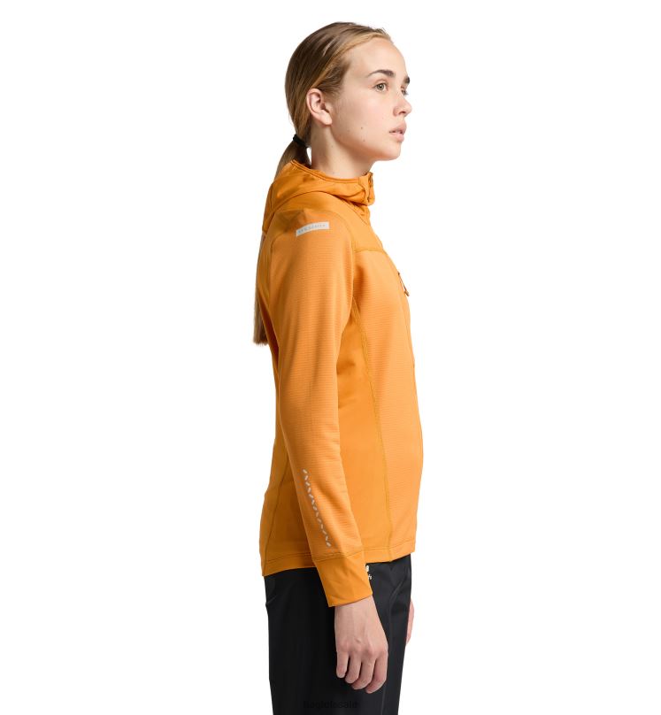 Desert Yellow Women Haglofs L.I.M Mid Multi Hood Tops ZXT0L599