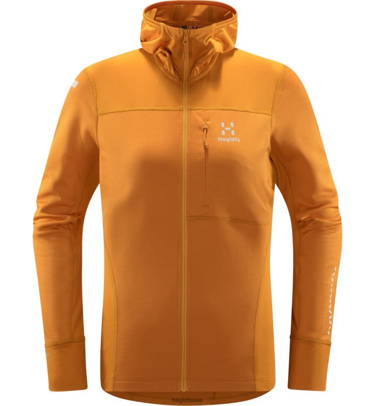 Desert Yellow Women Haglofs L.I.M Mid Multi Hood Tops ZXT0L599