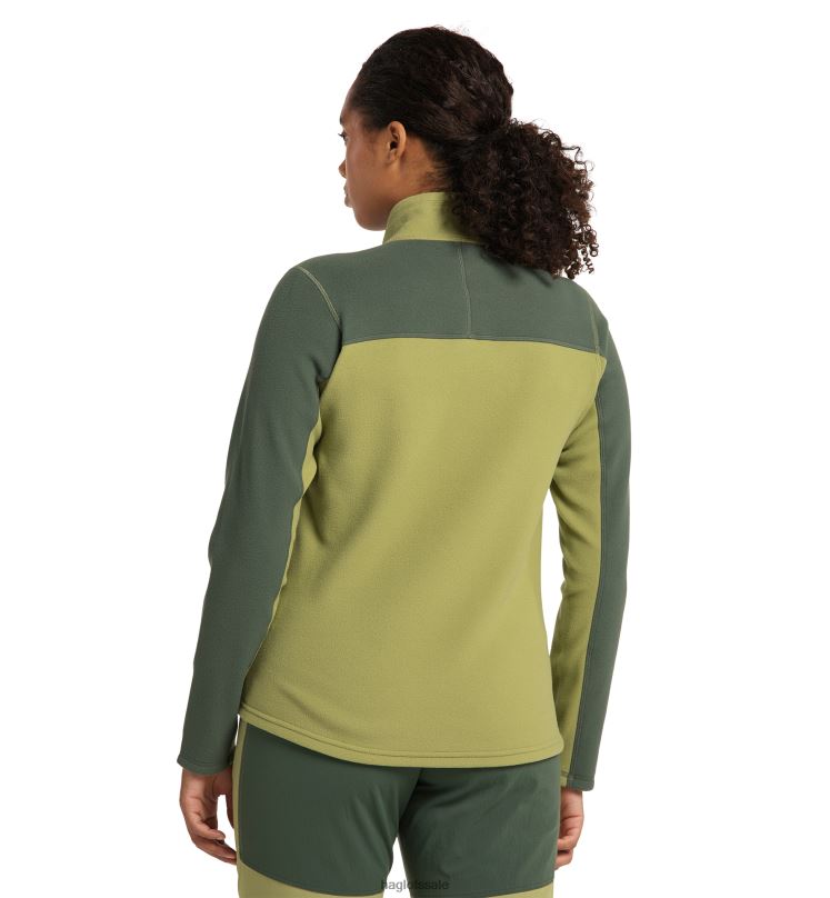 Fjell Green/Thyme Green Women Haglofs Buteo Mid Jacket Tops ZXT0L572