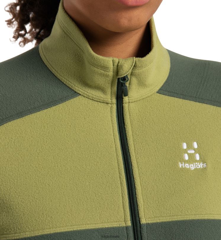 Fjell Green/Thyme Green Women Haglofs Buteo Mid Jacket Tops ZXT0L572