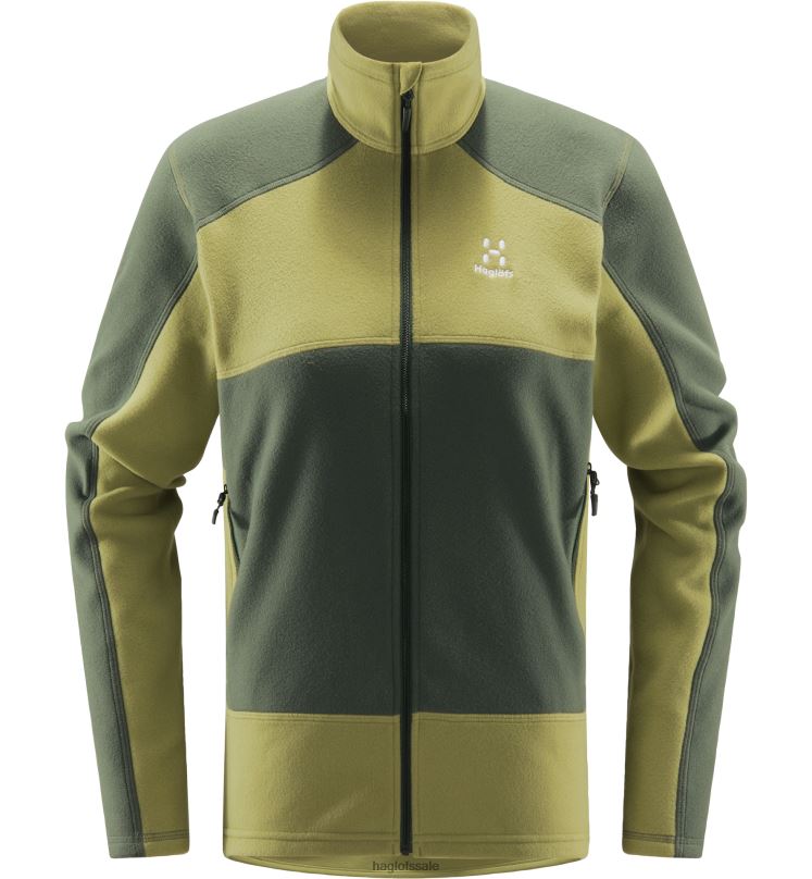 Fjell Green/Thyme Green Women Haglofs Buteo Mid Jacket Tops ZXT0L572