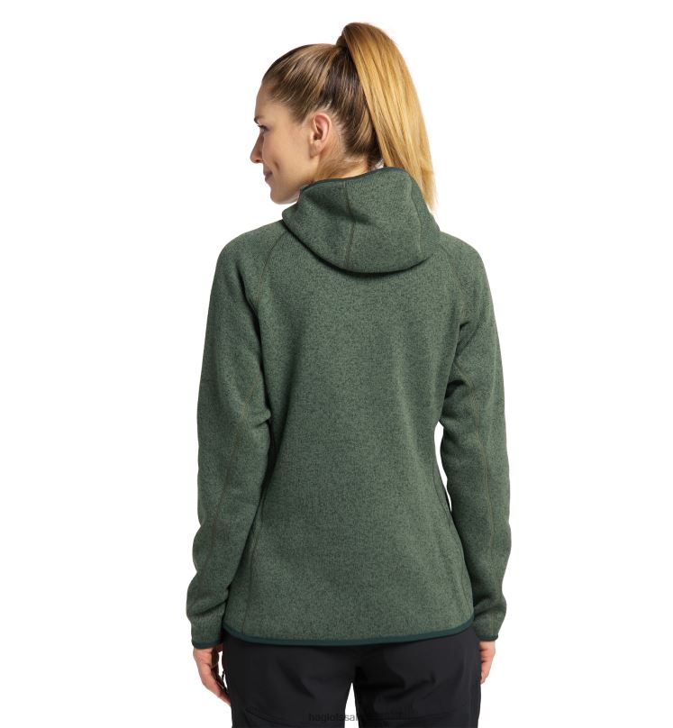 Fjell Green Women Haglofs Risberg 1/2 Zip Tops ZXT0L726