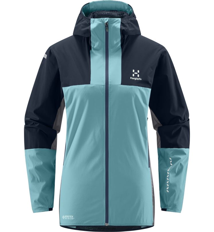 Frost Blue/Tarn Blue Women Haglofs L.I.M Alpha Hood Tops ZXT0L593