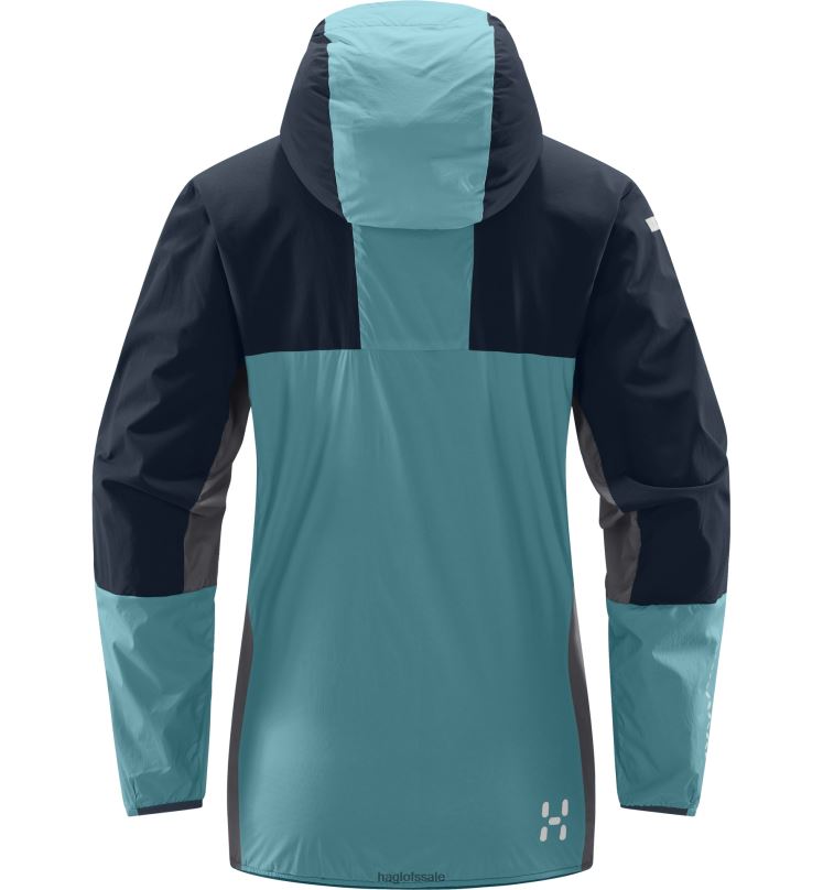 Frost Blue/Tarn Blue Women Haglofs L.I.M Alpha Hood Tops ZXT0L593