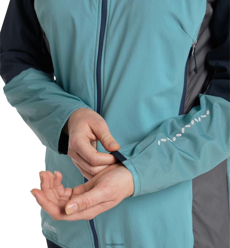 Frost Blue/Tarn Blue Women Haglofs L.I.M Alpha Hood Tops ZXT0L593