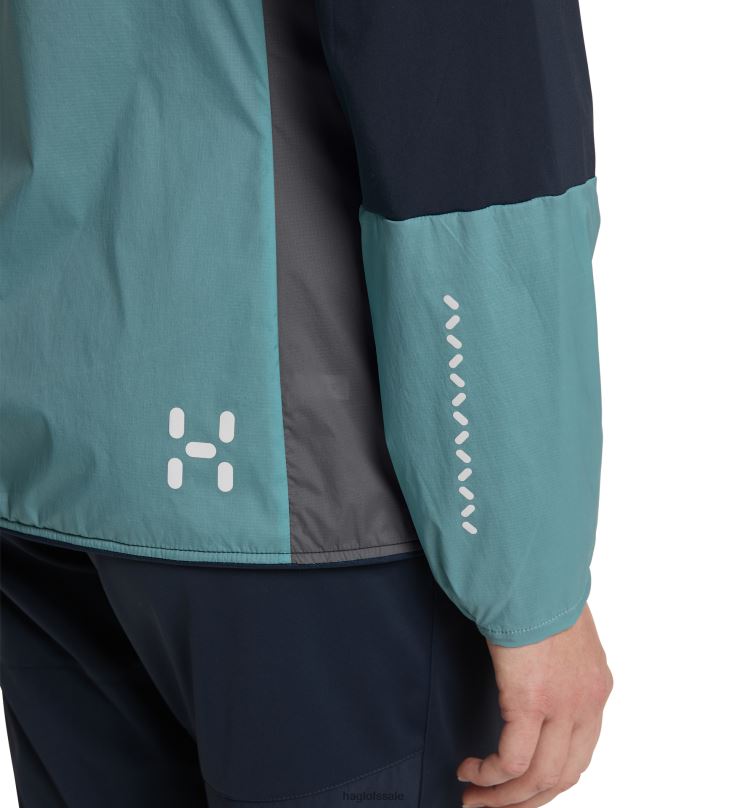 Frost Blue/Tarn Blue Women Haglofs L.I.M Alpha Hood Tops ZXT0L593