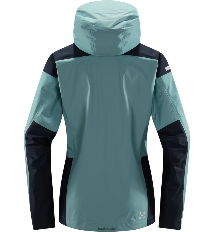 Frost Blue/Tarn Blue Women Haglofs L.I.M Rugged GTX Jacket Tops ZXT0L633