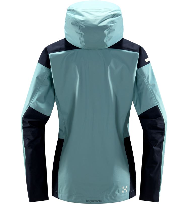 Frost Blue/Tarn Blue Women Haglofs L.I.M Rugged GTX Jacket Tops ZXT0L633