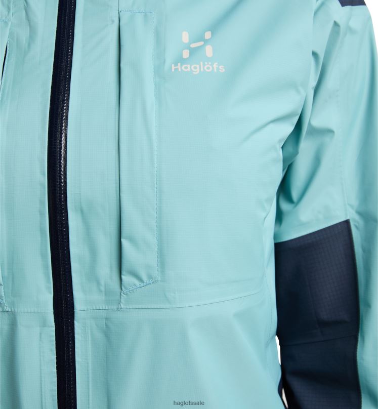 Frost Blue/Tarn Blue Women Haglofs L.I.M Rugged GTX Jacket Tops ZXT0L633