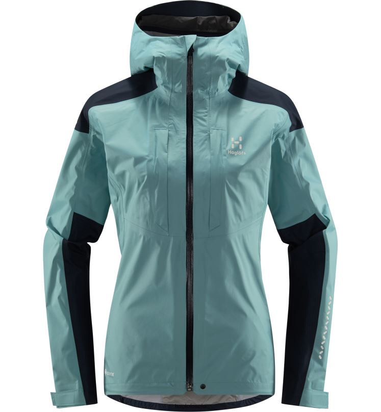 Frost Blue/Tarn Blue Women Haglofs L.I.M Rugged GTX Jacket Tops ZXT0L633