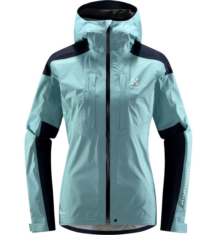 Frost Blue/Tarn Blue Women Haglofs L.I.M Rugged GTX Jacket Tops ZXT0L633