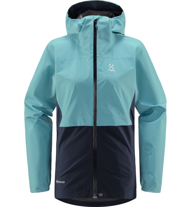 Frost Blue/Tarn Blue Women Haglofs Wilda GTX Jacket Tops ZXT0L603