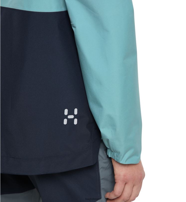 Frost Blue/Tarn Blue Women Haglofs Wilda GTX Jacket Tops ZXT0L603