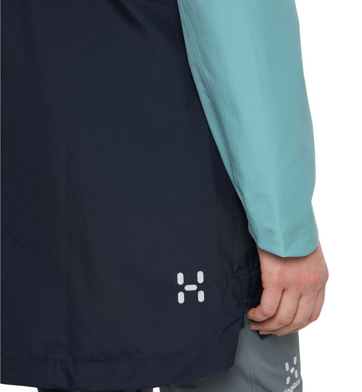 Frost Blue/Tarn Blue Women Haglofs Wilda GTX Parka Tops ZXT0L677