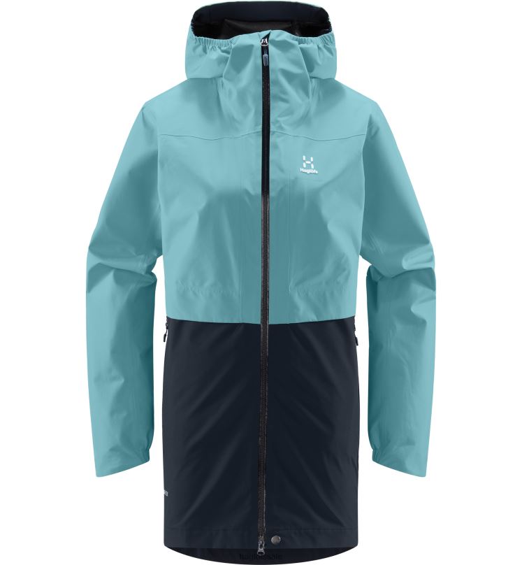 Frost Blue/Tarn Blue Women Haglofs Wilda GTX Parka Tops ZXT0L677