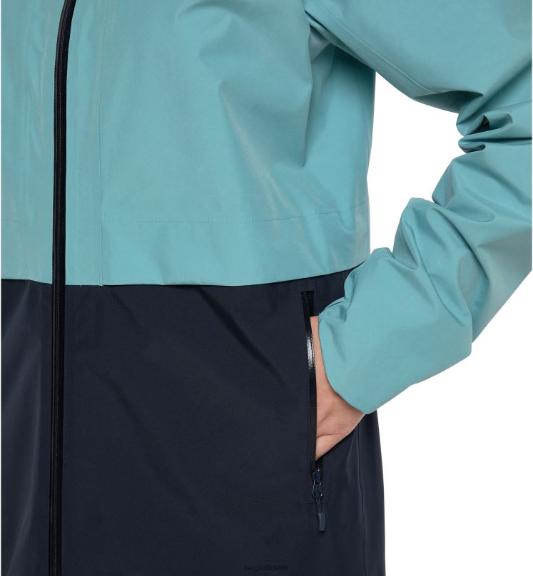 Frost Blue/Tarn Blue Women Haglofs Wilda GTX Parka Tops ZXT0L677