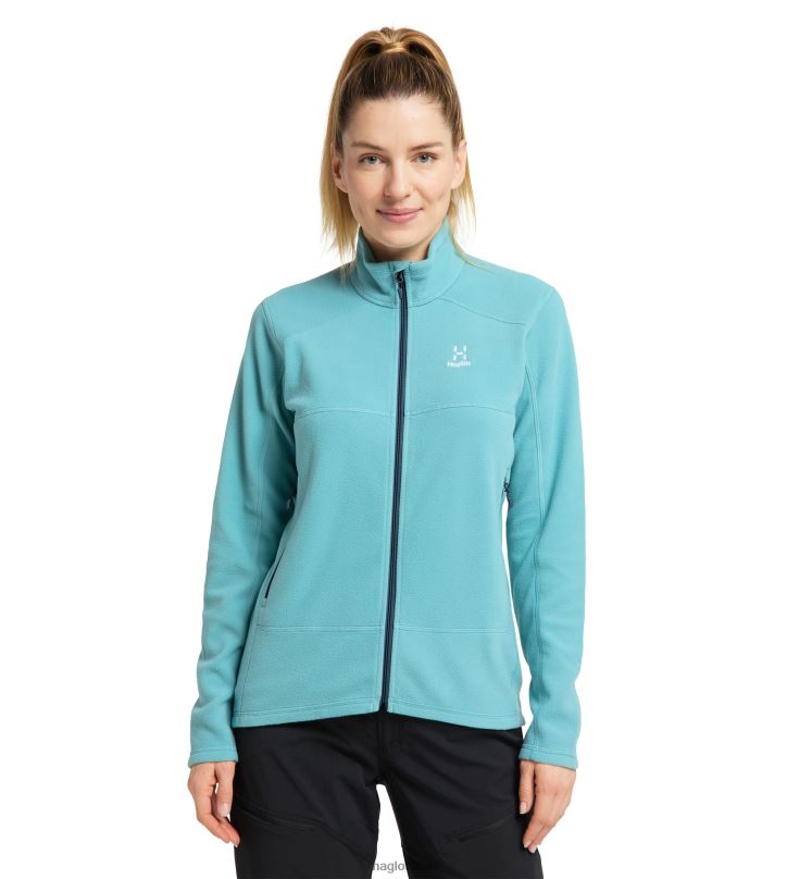 Frost Blue Women Haglofs Buteo Mid Jacket Tops ZXT0L570