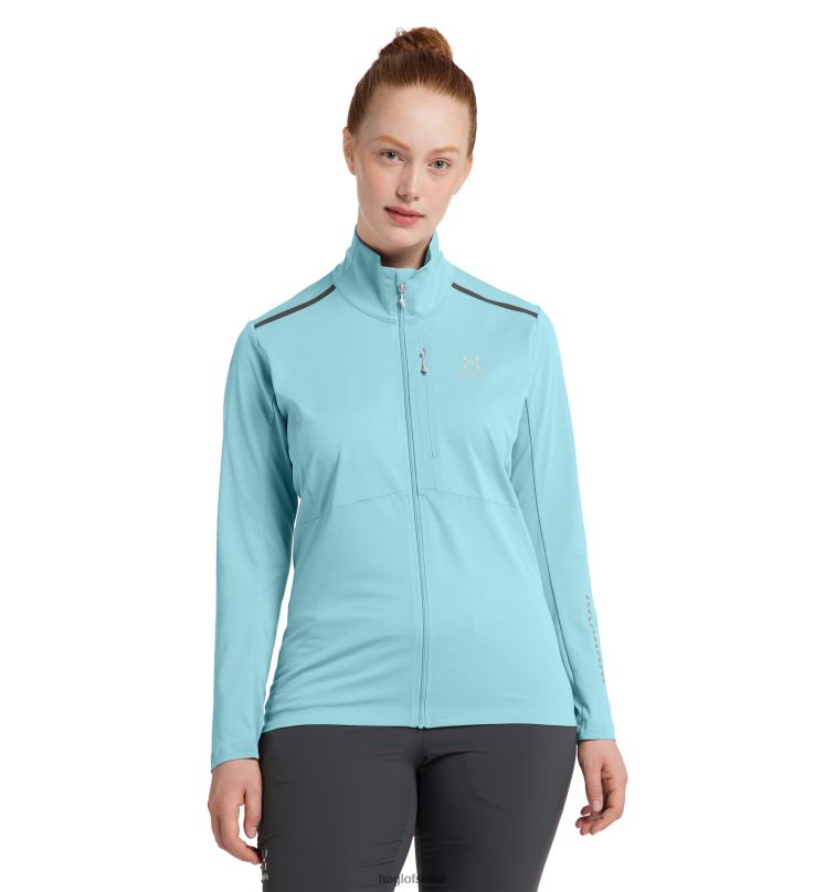 Frost Blue Women Haglofs L.I.M Strive Mid Jacket Tops ZXT0L588