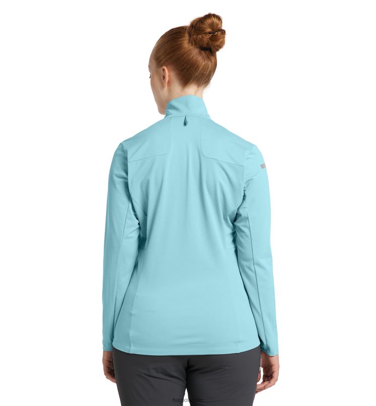 Frost Blue Women Haglofs L.I.M Strive Mid Jacket Tops ZXT0L588
